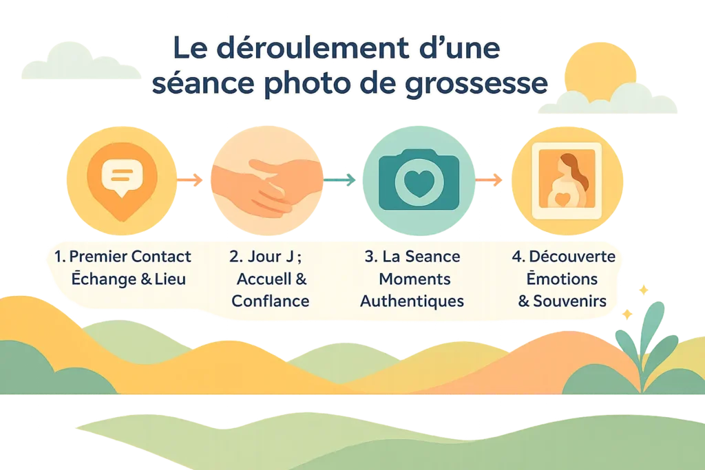 Séance photo de grossesse en extérieur dans les Hautes-Pyrénées