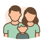 Icône d’une famille, parfaite pour illustrer les séances photo famille dans les Hautes-Pyrénées