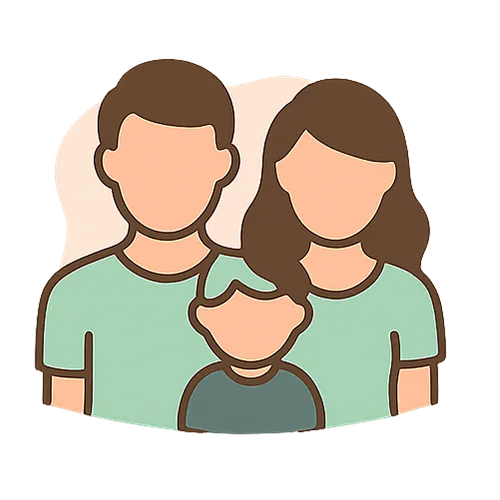 Icône d’une famille, parfaite pour illustrer les séances photo famille dans les Hautes-Pyrénées