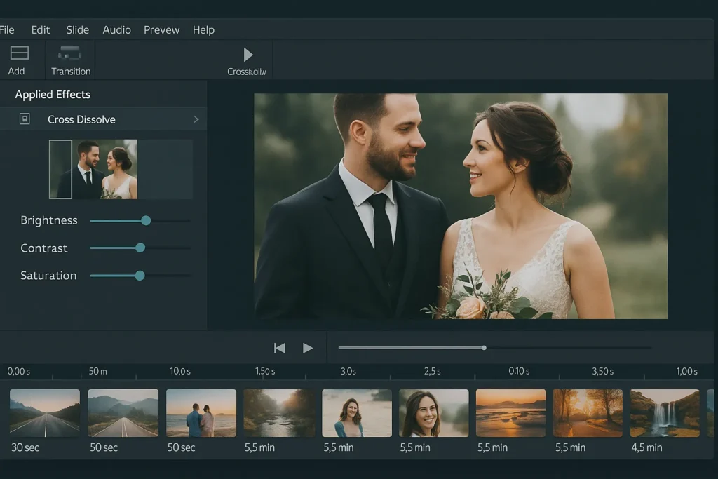 Diaporama photo professionnel – Photographe Vidéaste 65 Création de diaporamas photo professionnels avec effets de transition et montage dynamique